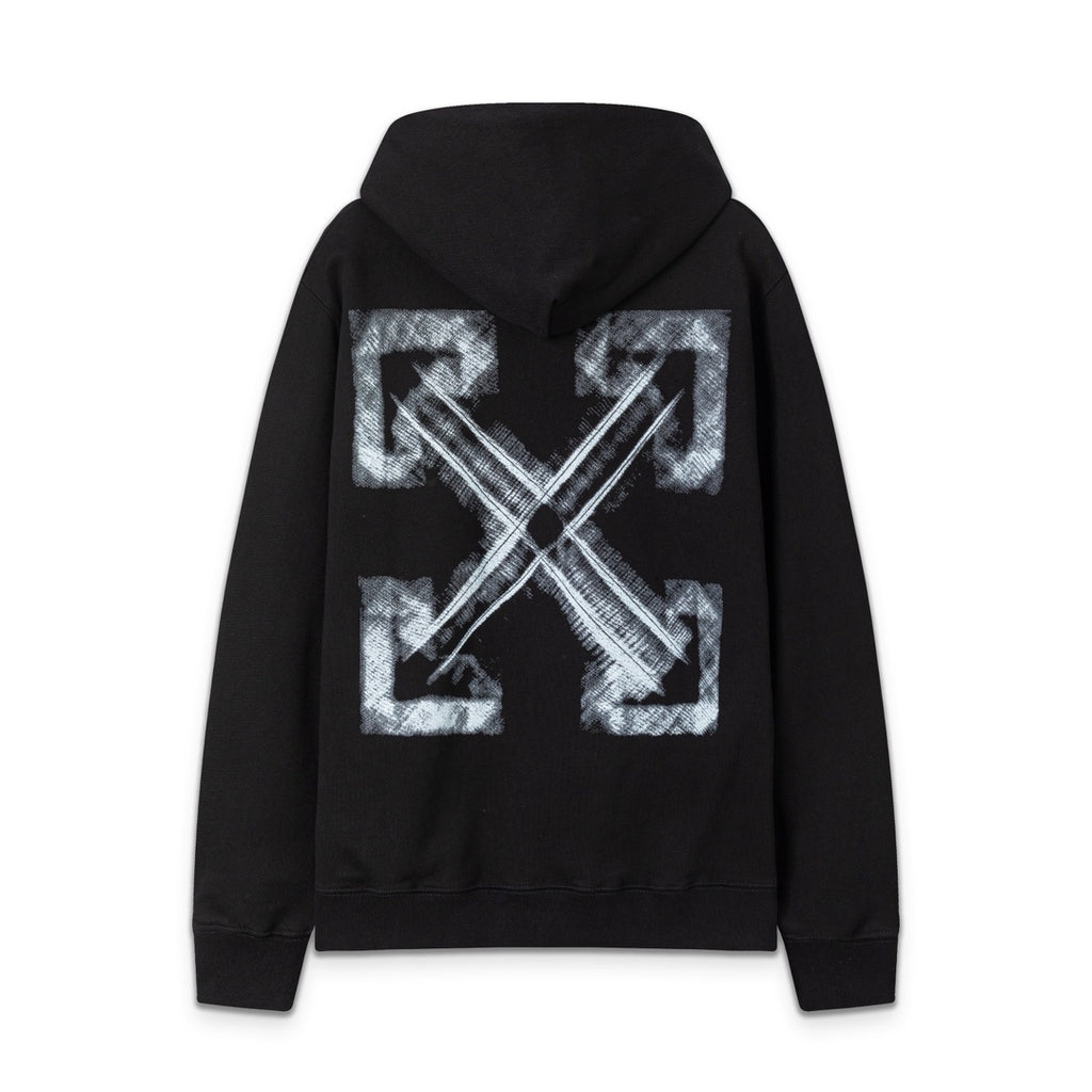 Poleron Off-White - Negro / Blanco