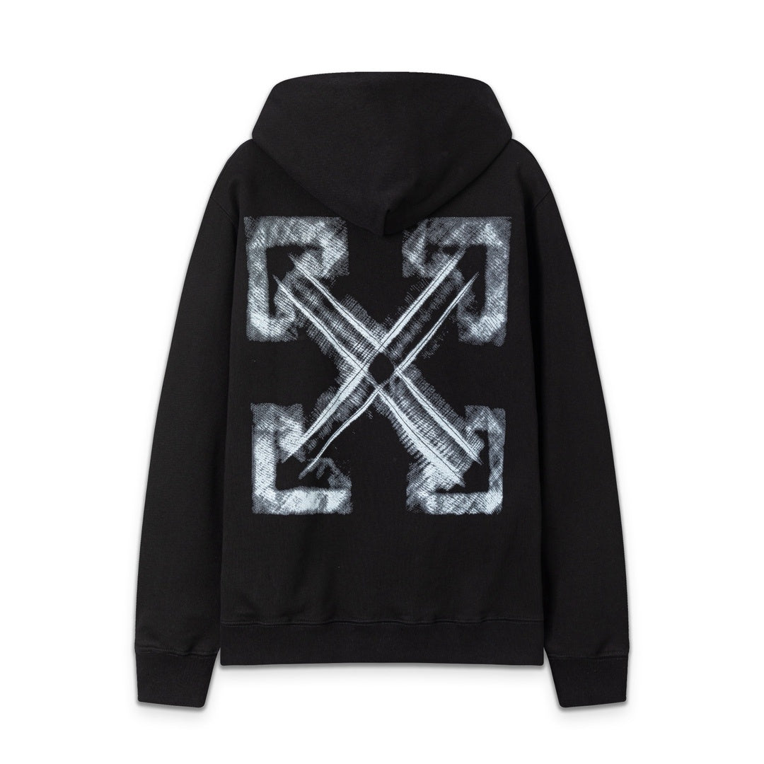 Poleron Off-White - Negro / Blanco