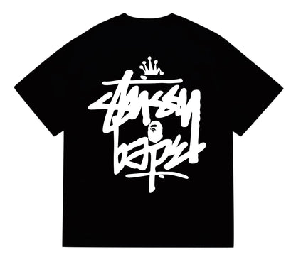Polera BAPE® x Stussy