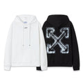 Poleron Off-White - Negro / Blanco