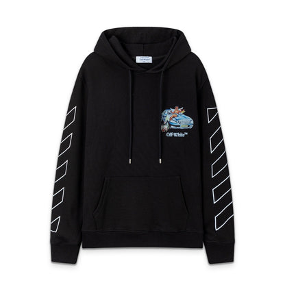 Poleron Off-White - Negro / Blanco