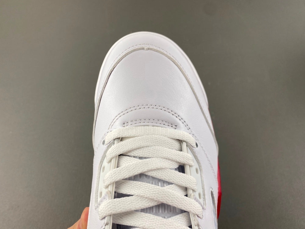 Air Jordan Retro 5 "Fire Red Black Tongue"