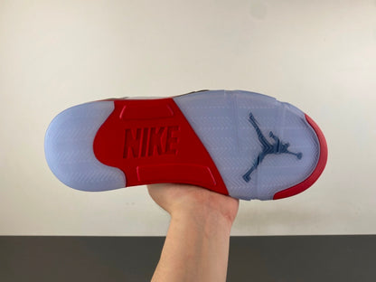 Air Jordan Retro 5 "Fire Red Black Tongue"