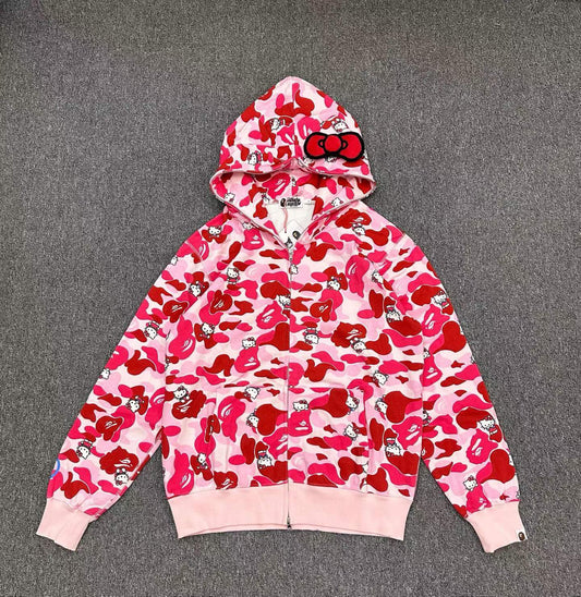 Hoodie BAPE® x Hello Kitty