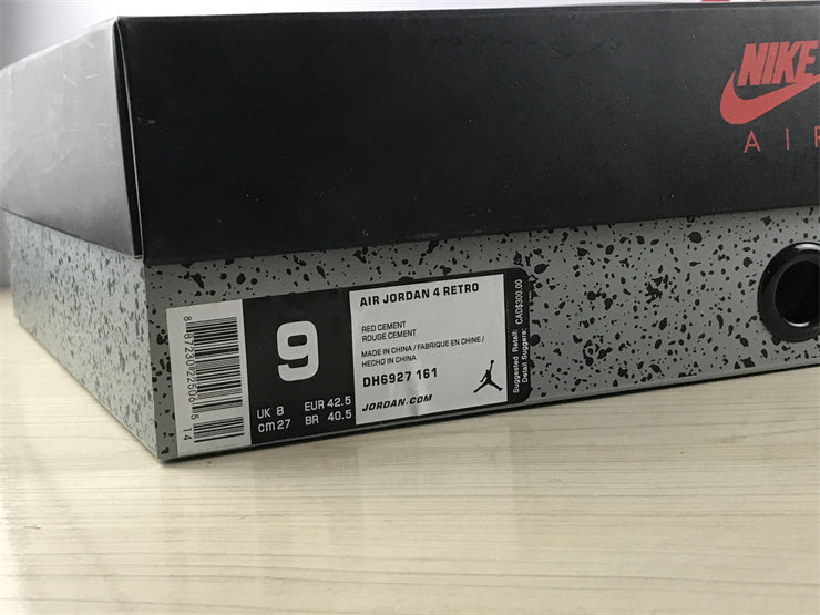 Jordan Retro 4 "Red Cement"