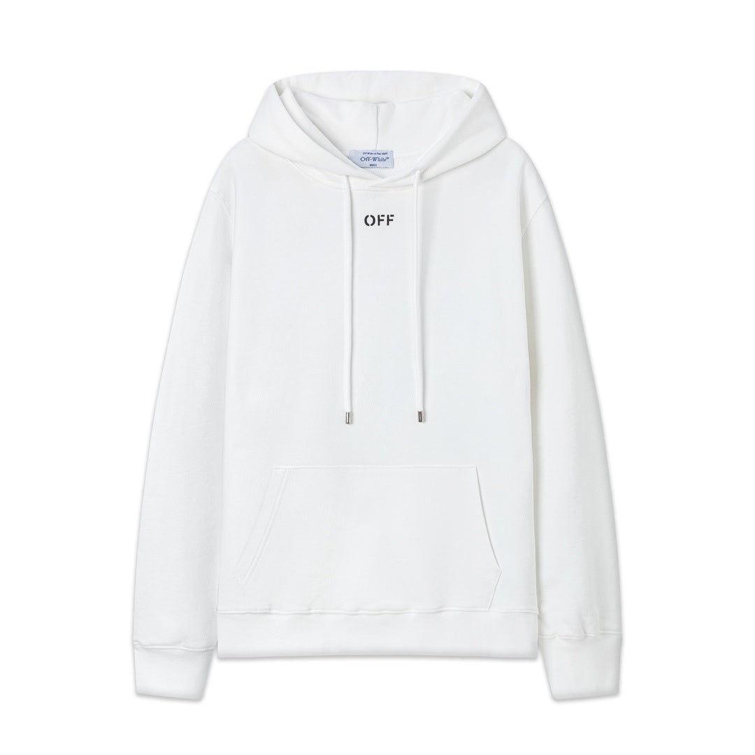 Poleron Off-White - Negro / Blanco