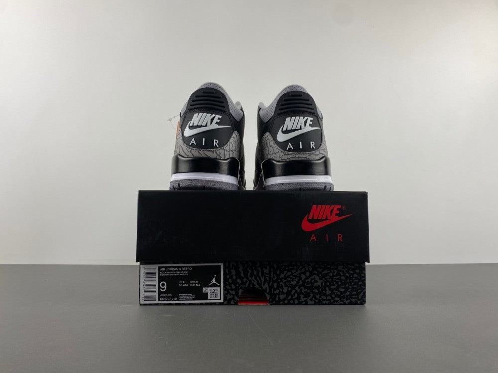 Air Jordan Retro 3 "Black Cement"